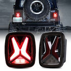 Brake LED Tail Lights License Plate Lamps Turn Backup for Jeep Wrangler YJ TJ CJ (For: Jeep Sahara)