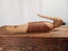Vintage hand carved wooden duck bird whistle from Switzerland