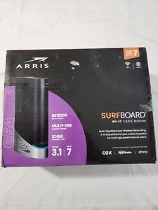 Used ARRIS - Surfboard Wi-Fi 7 Router with DOCSIS 3.1 Cable Modem - Black