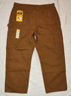 NEW Carhartt B136 Brown Double Knee Canvas Work Pants TAG 40X30 ACTUAL 38X30 NEW