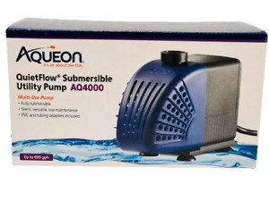 Aqueon Water Pump. QuietFlow Utility Pump Aquarium Submersible  (Up to 695 GPH)