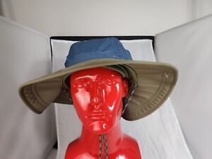 Mission Instant Cooling Bucket Hat Blue Khaki UPF 50+ Sun Protection Unisex NWT