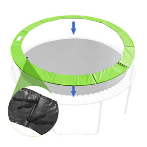 12' 14' 15' Round Trampoline Safety Pad Replacement Frame Spring Green Cover