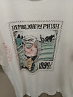 Men's Vintage Distressed Giant (c)1994 Republique Du Phish Tour 1994 T-shirt XL