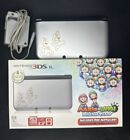 Nintendo 3DS XL Mario & Luigi Dream Team Silver Handheld Limited Edition w/t Box