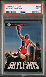 New Listing1993 Upper Deck SKYLIGHTS Michael Jordan #466 NBA Chicago Bulls HOF MVP PSA 9
