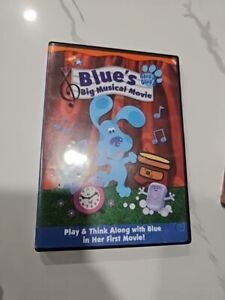 Blue's Clues  Blues Big Musical Movie DVD 2000 Nick Jr Nickelodeon Steve Tested