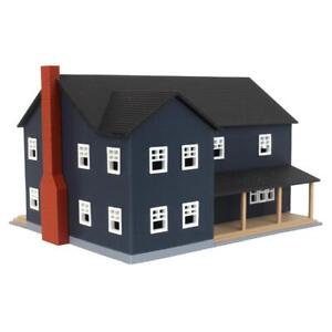 1/64 Large Two Story Farm House Porch, Deck, Chimney, Navy, 3D Printed RW-12