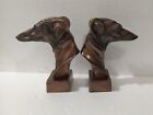 Metal Greyhound Dog Bookend Pair Decorative Gift Table Top bookends