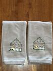 SKL Home Casual “WELCOME”Hand Towel Lot Of 2