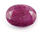 150Ct Rare Oval Cut Natural African Red Ruby EGL Certified Loose Gemstone AKN