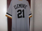 PITTSBURGH PIRATES GRAY JERSEY CLEMENTE MAJESTIC 56..SHIP LOWER 48 ONLY