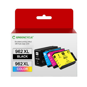 Compatible HP 962XL Ink Cartridges Combo Pack Black&962Cyan/Magenta/Yellow 4Pack