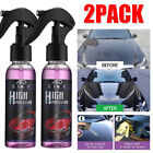 2*100ML 3 in 1 High Protection Quick Car Coat Ceramic Coating Spray Hydrophobic