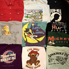 Vtg T-Shirts Lot 10 Resale Wholesale Single Stitch USA Tees Mickey Taz Pooh Bear