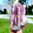 154g Natural pink tourmaline quartz crystal mineral specimen