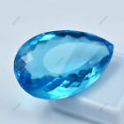 Amazing CERTIFIED 85.20 Ct Natural Light Blue Sapphire Pear Cut Loose Gemstone