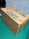 1954 KUNDO Wooden Shipping Crate For 400 Day Clock From Ansbach, Germany