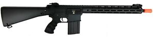 Matrix SR-25 Airsoft AEG Rifle G3 MOSFET M-LOK RIS(Black/14.75