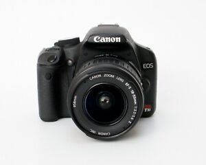 Canon EOS Rebel T1i 15.1MP DSLR Camera, EF-S 18-55mm Lens - Missing Cover