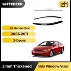 Fits 2006-2011 Honda Civic 2 door Side Window Visor Sun Rain Deflector Guard