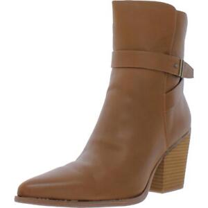 SOUL Naturalizer Womens Mocha Zipper Almond Toe Mid-Calf Boots Shoes BHFO 5874