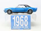 1:18 Scale Exact Detail Replicas 221B Die-Cast 1968 Blue Camaro RS/SS 396 w/ COA