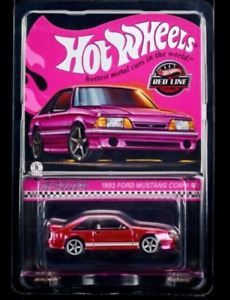 Hot Wheels RLC Exclusive Pink Edition 1993 Ford Mustang Cobra R Pink Shipped