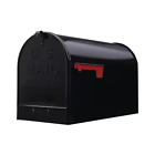 Heavy-Duty Extra Large Jumbo Post Mount Rural Mailbox Galvanized Steel Package