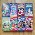 New ListingWalt Disney Home Video VHS Sing-along Songs Lot of 8 Good Condition Rewound