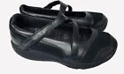 Skechers Women's Shape Ups Black Shoes Leather Mary Janes Shoes Size 7