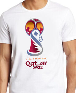 QATAR WORLD CUP 2022 SHORT SLEEVE WHITE HEAVY  T-SHIRT