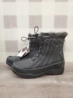 Totes Women's Eve Snow Boots Insulated Waterproof Black Size 9.5 - New ✅
