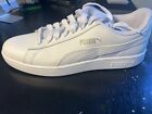 Puma Basket Classic Lace Up  Mens White Sneakers Casual Shoes