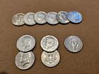 Expanded Shell Lot Silver Kennedy Half Dollar Coin Gaff Lot Magic Trick