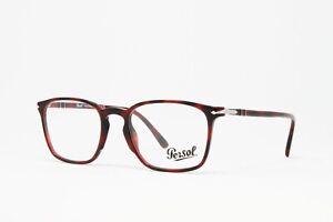 Persol Men's Eyeglasses PO3227V Color 1100 Red Tortoise Demo Lens Size 54mm NEW!