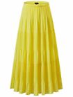 Many Different Color Options NASHALYLY Women's Chiffon A-Line Flared Maxi Skirts