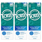 Tom's of Maine Fluoride-Free Rapid Relief Sensitive Toothpaste, Fresh Mint, 4