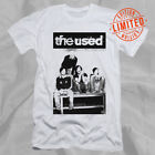 The Used Band Members Retro Style White T-Shirt S-4XL