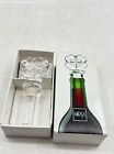 Mikasa Wine Bottle Stopper Austria Crystal 'Lady Luck' Four Leaf Clover - Boxed