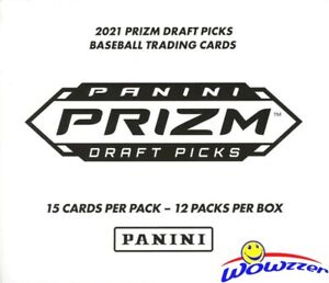 2021 Panini Prizm BASEBALL Draft Picks MASSIVE JUMBO FAT CELLO Box-180 Cards!