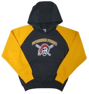 Pittsburgh Pirates MLB YOUTH Black/Gold Hooded Sweatshirt