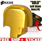 HYVE Technologies Gold Billet Aluminum Slide End Plate fr S&W Shield 9mm NO LOGO
