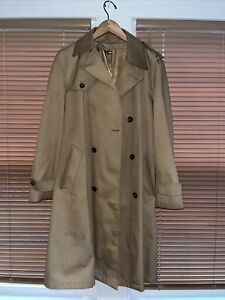 trench coat men long vintage