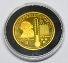 333 GOLD GERMANY 2014 FAHRENHEIT SCALE 300 YEARS 1/10oz GOLD COIN BAR INGOT