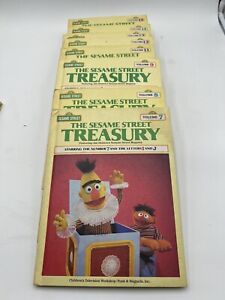 The Sesame Street Treasury Books VTG 1983 Vol 1-2 Vol-7-15