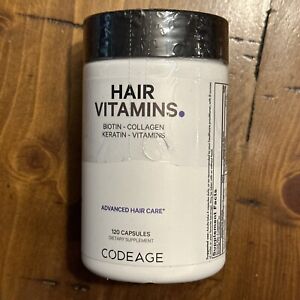 New ListingHair Vitamins, 120 Capsules Codeage Biotin Collagen Keratin Vitamins Brand New!!