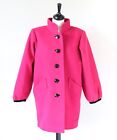 Pink Winter Coat -  Vintage 1960s -M /L -   UK 12/ 14