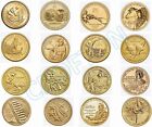 BEST VALU 2009-2024 Sacagawea Native American 16 Coin Uncirculated Dollar Set
