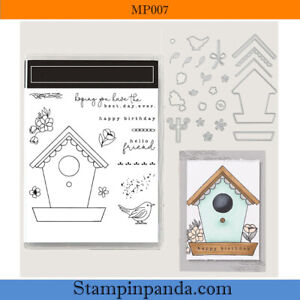 COUNTRY BIRDHOUSE Z6948 Stamps Metal Cutting Dies DIY Scrapbooking Cards